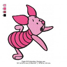 Piglet 09 Embroidery Designs